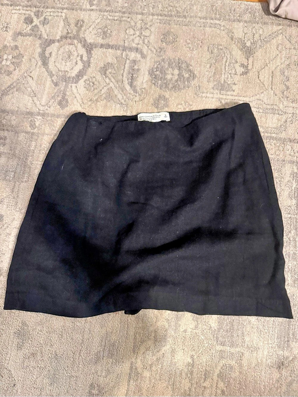 Abercrombie & Fitch The A&F Scarlett Mini Skort Black Size Small